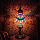 Mosaic Table Lamp Mediterranean Turkish Style Bedroom Study bulb table lamp(WH-VTB-17)