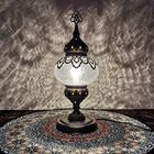 Newest E14 Hand-inlaid glass mosaic bedroom living room decorative Table Lamps(WH-VTB-11)