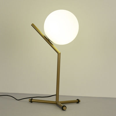 Modern Table Light 5W LED lamp creative White glass lampshade IC T1 High Table Lamp(WH-MTB-148)