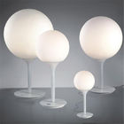 Metal White Glass Ball Table Lamp Castore 25 Table Lamp(WH-MTB-175)