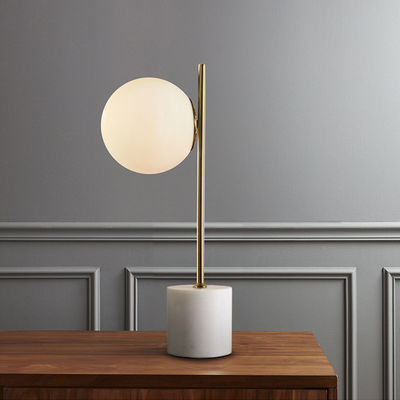 Minimalist Gold Plated Metal Table Lamp Luna Table Lamp(WH-MTB-183)