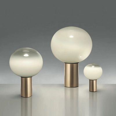 Nordic Modern Glass Ball Metal Matte Laguna Table Lamp(WH-MTB-199)