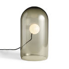 Modern Gray Glass LED Table Lamp E14 Bedside Lighting Bub Table Lamp(WH-MTB-201)