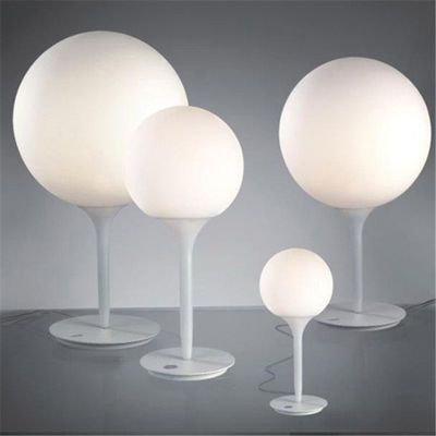 Metal White Glass Ball Table Lamp Designer Modern Office Castore 35 Table Lamp(WH-MTB-206)