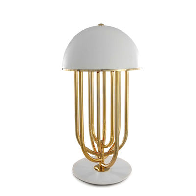 Post-modern Designer Creative Rotatable Metal Mushroom Turner Table Lamp(WH-MTB-211)