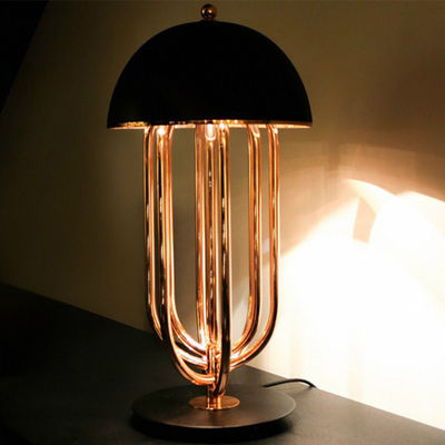 Post-modern Designer Creative Rotatable Metal Mushroom Turner Table Lamp(WH-MTB-211)