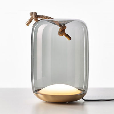 Nordic Designer Glass Art Table Lamps for Bedroom Lamp LED Bedside Knot Cilindro LED Table Lamp(WH-MTB-231)