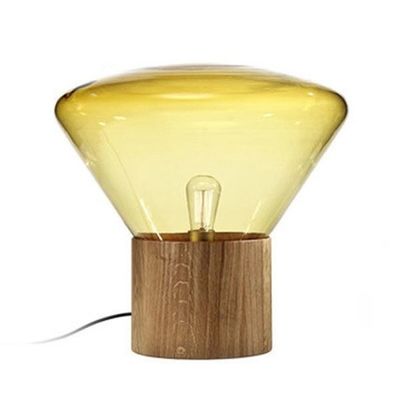 European-style personality creative wood art glass living room Anai Table Lamp(WH-MTB-232)