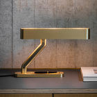 Modern Gold Metal Table Light Living Room Bedroom Bedside Colt LED Table Lamp(WH-MTB-238)
