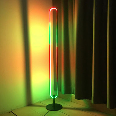 Modern Creative LED Floor Lamp RGB Colorful Marquee Standing Lights minimal lamp(WH-MFL-03)