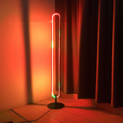 Modern Creative LED Floor Lamp RGB Colorful Marquee Standing Lights minimal lamp(WH-MFL-03)