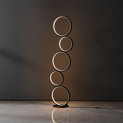 Modern LED Floor Lamp Touch Switch Ring Indoor Decor Light Nordic led floor lamp(WH-MFL-07）