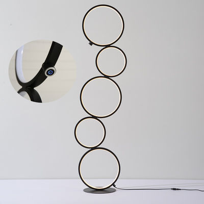 Modern LED Floor Lamp Touch Switch Ring Indoor Decor Light Nordic led floor lamp(WH-MFL-07）