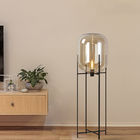 Home Deco Lighting fixtures LED Living Room Bedroom Smoke Gray Glass Standing Lamp(WH-MFL-28)