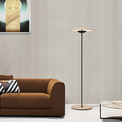 Nordic Floor Lamp Led Modern Iron Wood color Floor Lamps minimalist corner led floor lamp(WH-MFL-76)