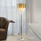 Modern Crystal Floor Lamp Stand Lamp For Living Room Reading Bedroom Standing Lamp(WH-MFL-81)