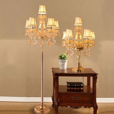 European floor lamps living room bedroom study wedding luxury crystal Floor lamp(WH-MFL-83)