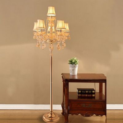 European floor lamps living room bedroom study wedding luxury crystal Floor lamp(WH-MFL-83)