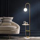 Modern Floor Lamp LED Standing Lamp With Round Table Glass ball Art Deco Living Room Reading Lights(WH-MFL-89)