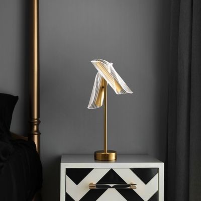 Gold Simple Nordic LED Floor Lamp For Study Living Room Bedroom Decoration Vertical minimalist led floor lamp(WH-MFL-98)