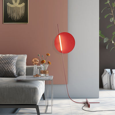 Nordic red LED Floor Lamp Living Modern Minimalist Room Home Creative Decor Standing Lamp(WH-MFL-105)