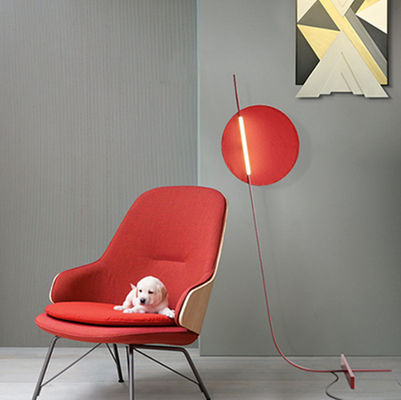 Nordic red LED Floor Lamp Living Modern Minimalist Room Home Creative Decor Standing Lamp(WH-MFL-105)