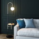 Nordic modern creative simple with tray LED floor lamp living room shelf floor lamp(WH-MFL-112)