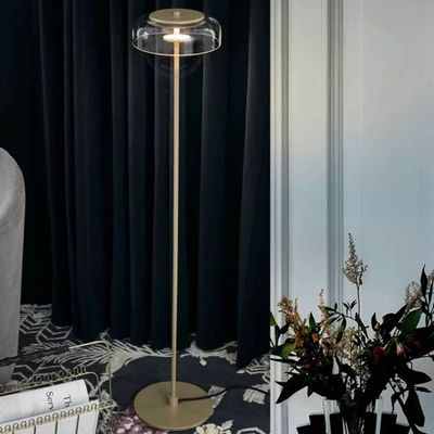 Postmodern Led Floor Lamp Nordic Gold Iron Floor Lamps For Living Room stand led light(WH-MFL-120)