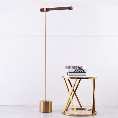 Nordic Minimalist Wood Grain Cylindrical Floor Lamp Post-Modern Light(WH-MFL-121)