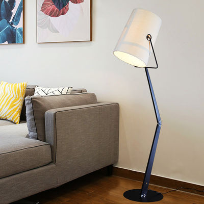 Nordic Modern Simple Hardware Cloth LED Floor Lamp tall standing floor lamp(WH-MFL-123)