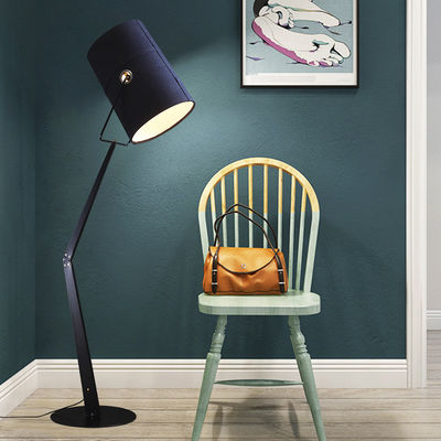 Nordic Modern Simple Hardware Cloth LED Floor Lamp tall standing floor lamp(WH-MFL-123)