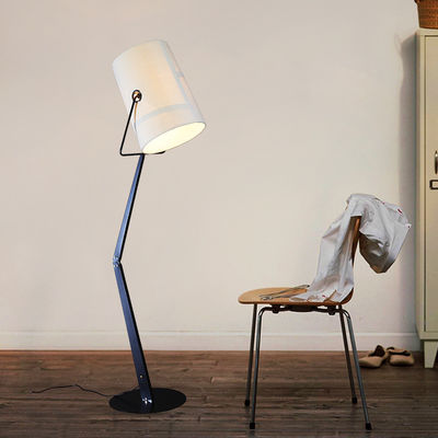 Nordic Modern Simple Hardware Cloth LED Floor Lamp tall standing floor lamp(WH-MFL-123)