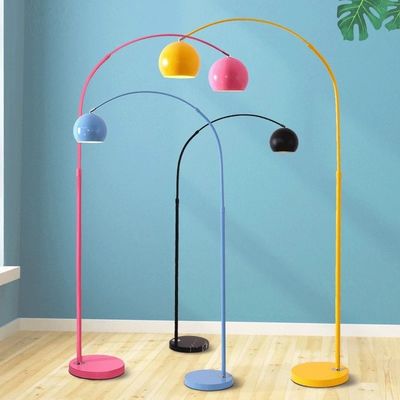 Macaron floor lamp fishing led floor lamp dimmable living room yellow floor lamp(WH-MFL-124)