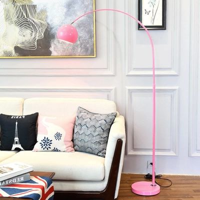 Macaron floor lamp fishing led floor lamp dimmable living room yellow floor lamp(WH-MFL-124)