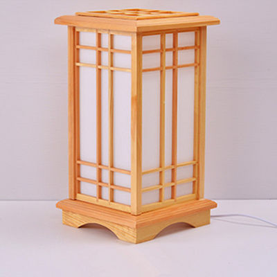 Modern wood Floor Lamp Washitsu Tatami Decor Window Pane Lamp Restaurant Living Room japanese lamp（WH-WFL-01)