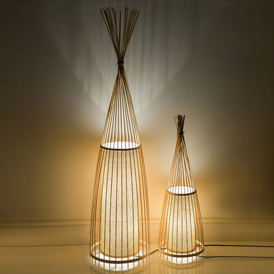 Chinese Bamboo Led Floor Lamps Standing Led Floor Lamps for Living Room Decorative Floor Lamp（WH-WFL-03)