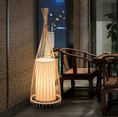 Chinese Bamboo Led Floor Lamps Standing Led Floor Lamps for Living Room Decorative Floor Lamp（WH-WFL-03)