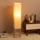 Modern Wood Floor Lamps for Living Room Wooden Fabric Standing Lamps minimalist lamp(WH-MFL-09)