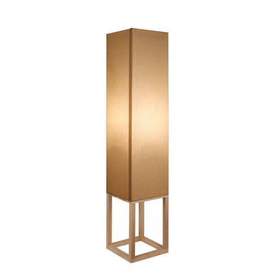 Modern Wood Floor Lamps for Living Room Wooden Fabric Standing Lamps minimalist lamp(WH-MFL-09)