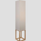Modern Wood Floor Lamps for Living Room Wooden Fabric Standing Lamps minimalist lamp(WH-MFL-09)