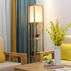 Nordic decoration home Floor Lamp for Living Room minimalist wood shelf tea table Lamp（WH-MFL-10)