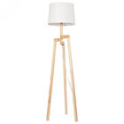 Home Lighting Fabric Lamp Shade Wooden Standing chinese floor lamp（WH-WFL-11)