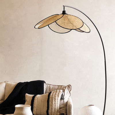 wind fall floor lamp minimalist retro designer living room bedroom New Chinese bamboo floor lamp(WH-WFL-17)