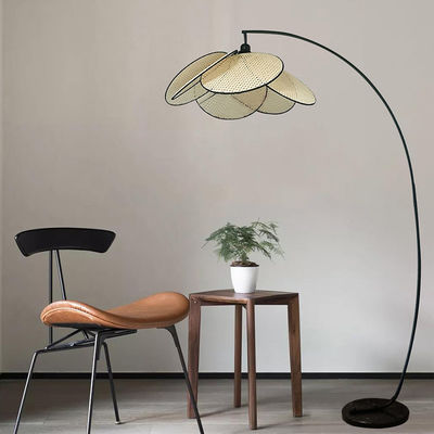 wind fall floor lamp minimalist retro designer living room bedroom New Chinese bamboo floor lamp(WH-WFL-17)