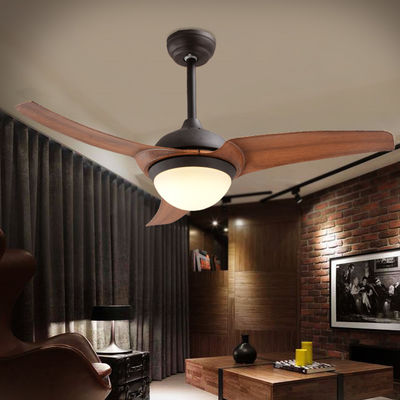 64 Inch luxury Nordic Ceiling Fans American retro ceiling fan creative 5 Blades wooden Ceiling Fan Light(WH-CLL-01)