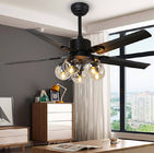 Ceiling Fan with Light 42 inch Remote Control 220V 110V fan lamp for home bedroom led ceiling fan light(WH-CLL-09)
