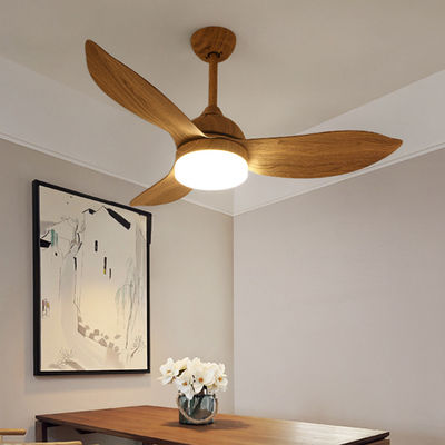 42 Inch Ceiling Fans 3 Blades wooden three colors remote control reative wood fan light(WH-CLL-14)