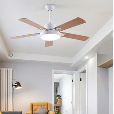 52 Inch Ceiling Fans 5 Blades Inverter wooden retro remote control creative wood ceiling fan Light(WH-CLL-20)