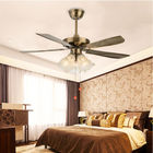 Nordic ceiling fan 5 leaves light living room dining room modern minimalist remote control ceiling fan Lamp(WH-CLL-24)
