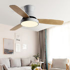 Wood Ceiling Fan with Light LED Modern Kitchen/ Restaurant/Bedroom Nordic smart ceiling fan Light(WH-CLL-31)